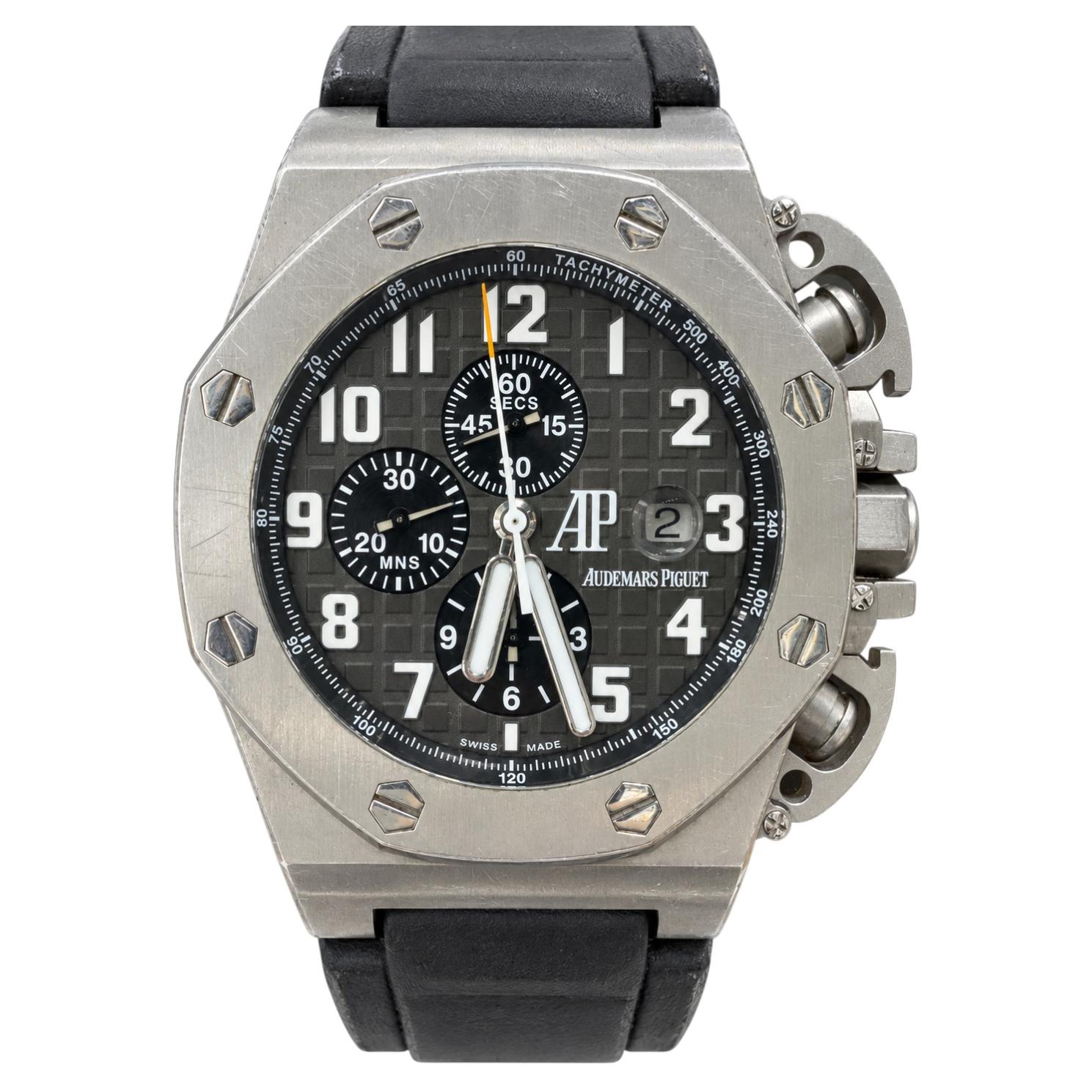 Pre-owned Audemars Piguet Royal Oak Offshore T3 Arnold Schwarzenegger Watch In Multiple