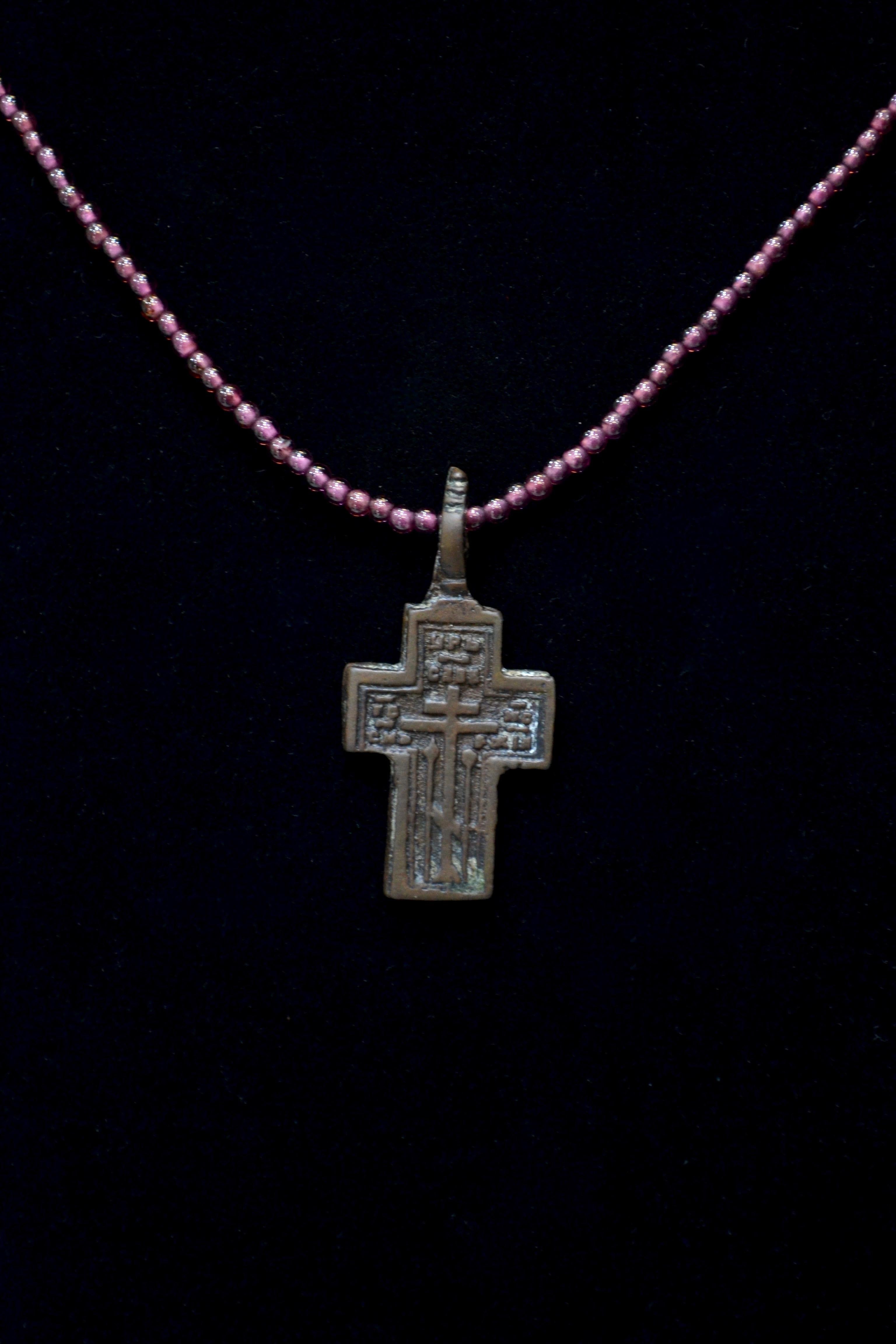 medieval cross pendant