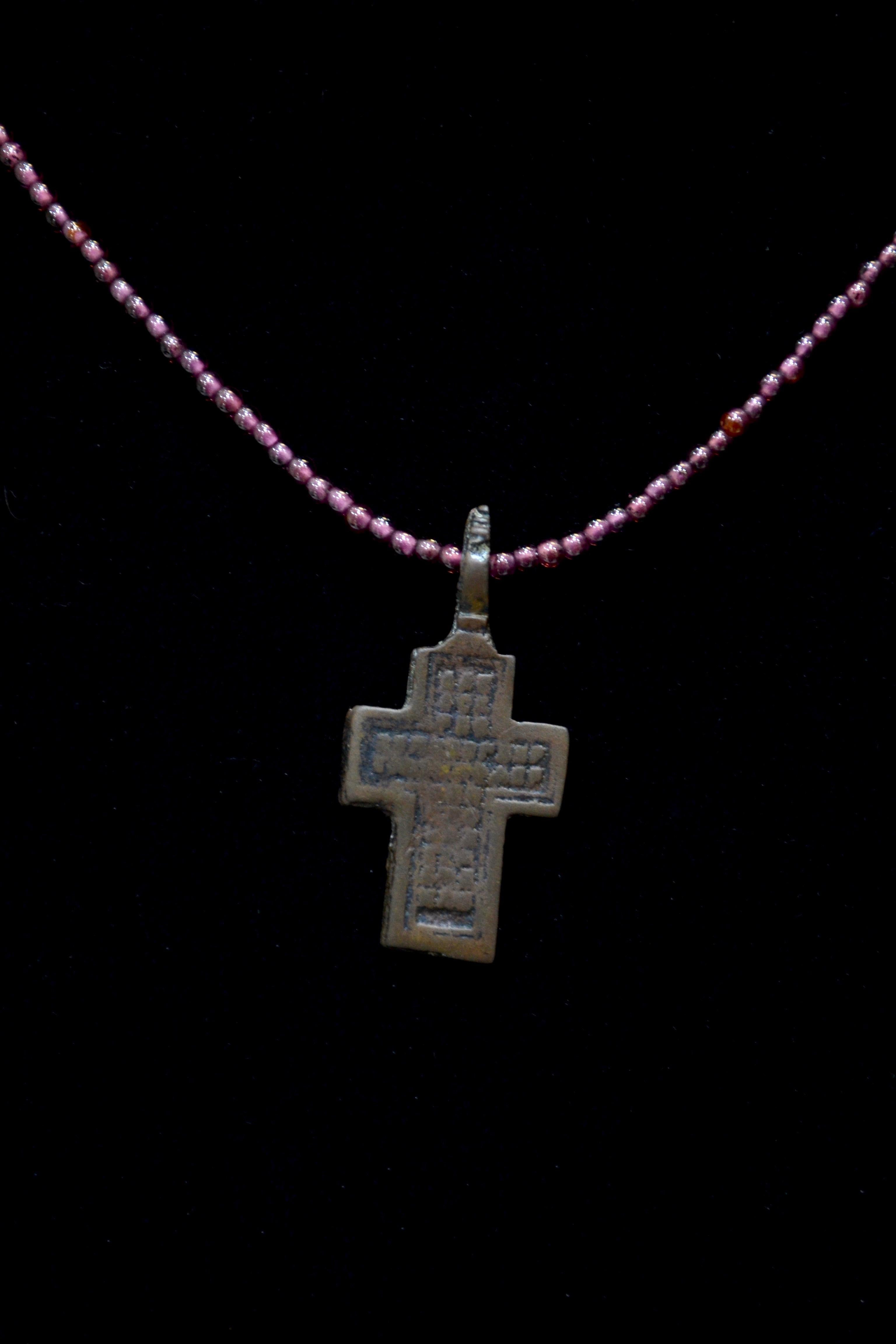 medieval cross necklace