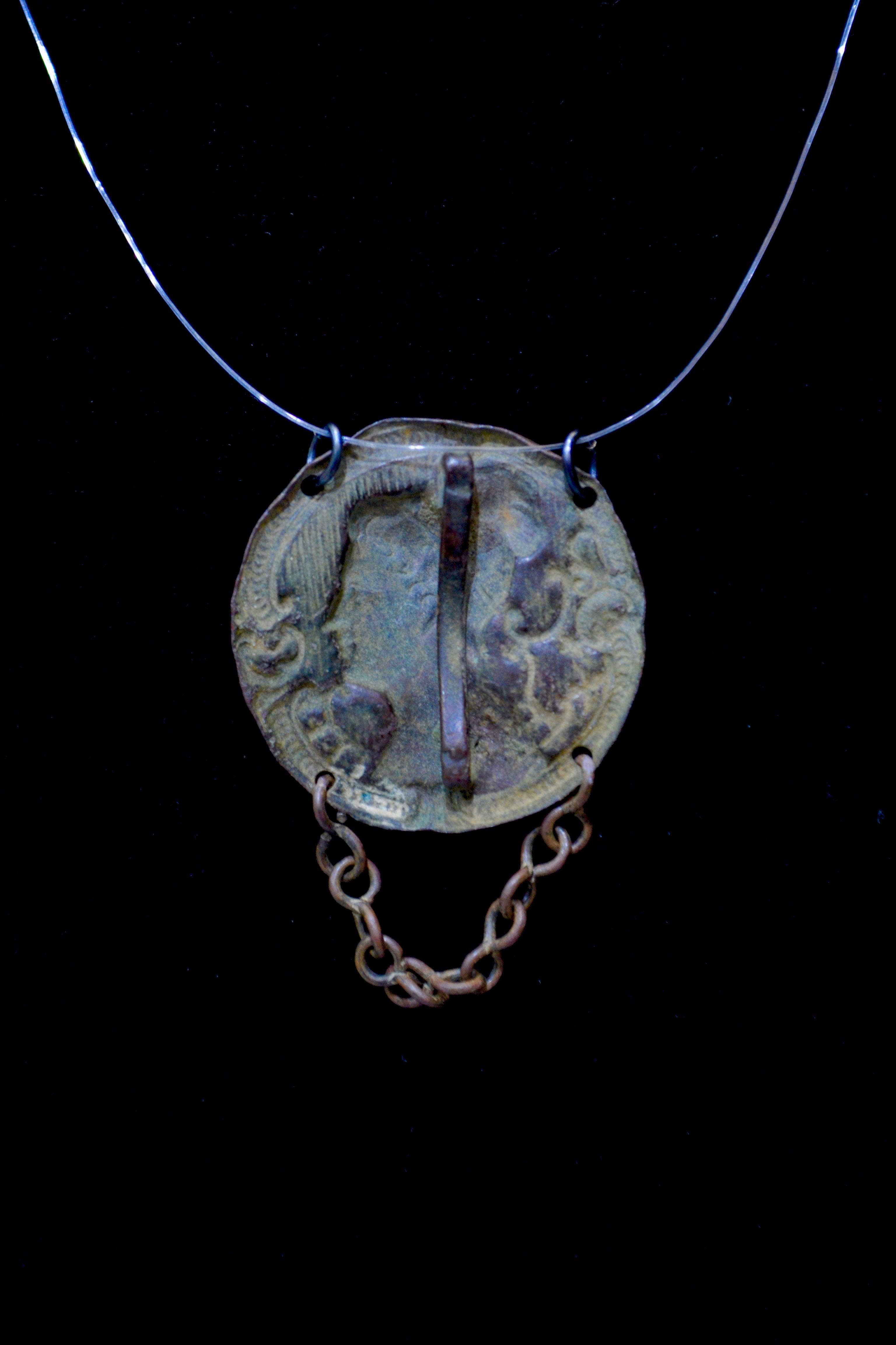 Women's or Men's Post Medieval French Gold-Gilded Bronze Necklace