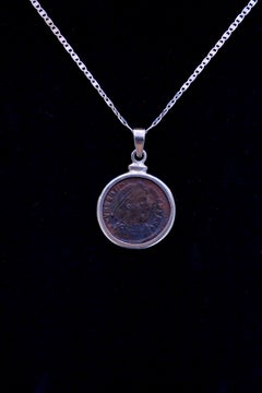 Valens Coin Silver Necklace
