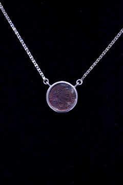 Valens Coin Silver Necklace