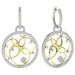 Handmade Micro Pave Diamond Earring 2