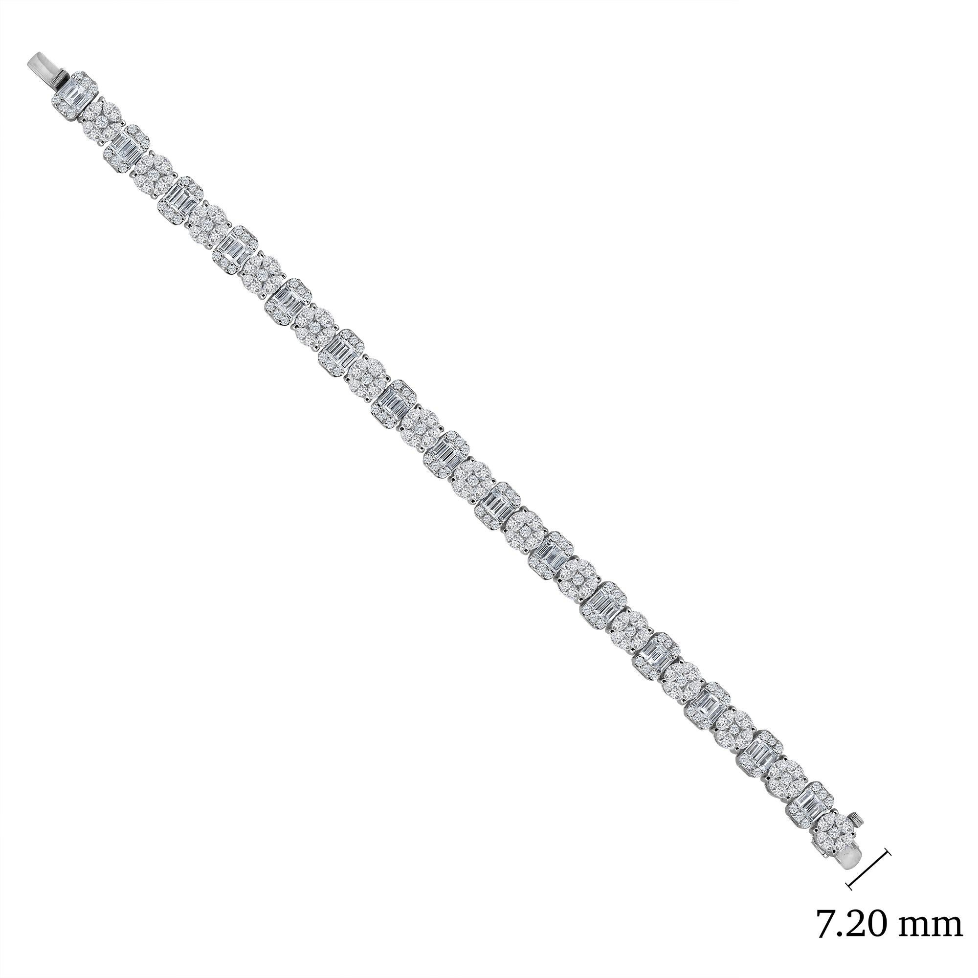 Women's Emilio Jewelry 10.65 Carat Diamond Bracelet