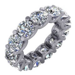 Diamond Eternity Band U Prong Setting