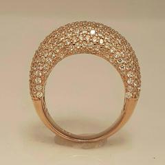 Micro Pave Diamond Gold Ring
