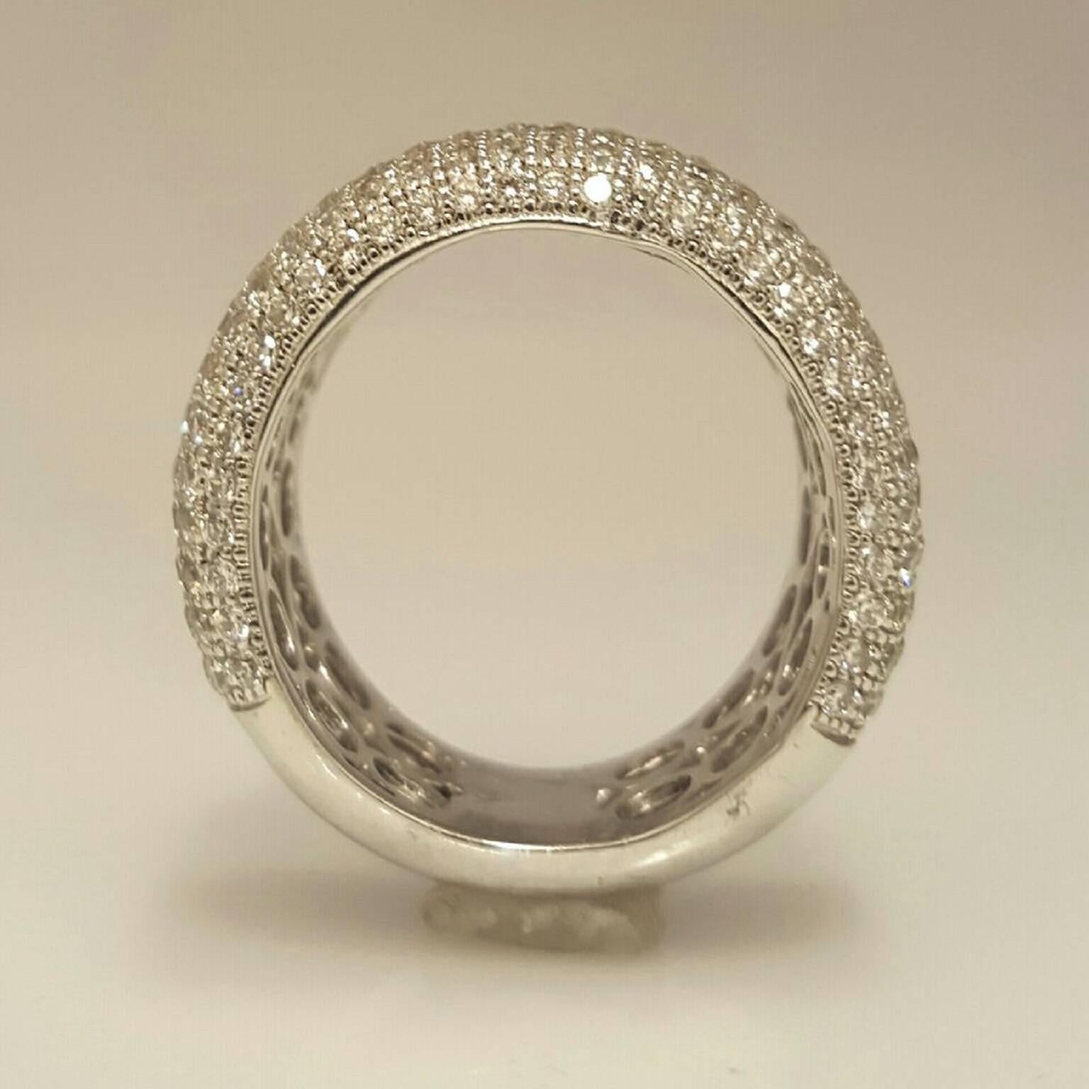 Women's Diamond Gold Micro Pave Ring