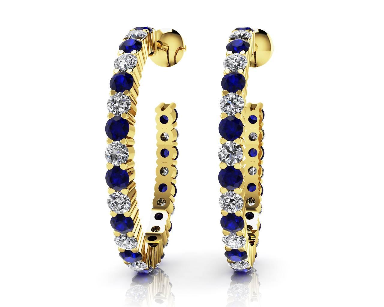 Deep Rich blue ceylon sapphires and excellent diamonds were set to make these Platinum earrings! 

Approx total weight: 1.50cts
Diamond Color: E-F
Diamond Clarity: Vs 
Cut: Excellent 

All Emilio! pieces come with a professional appraisal from GAL,