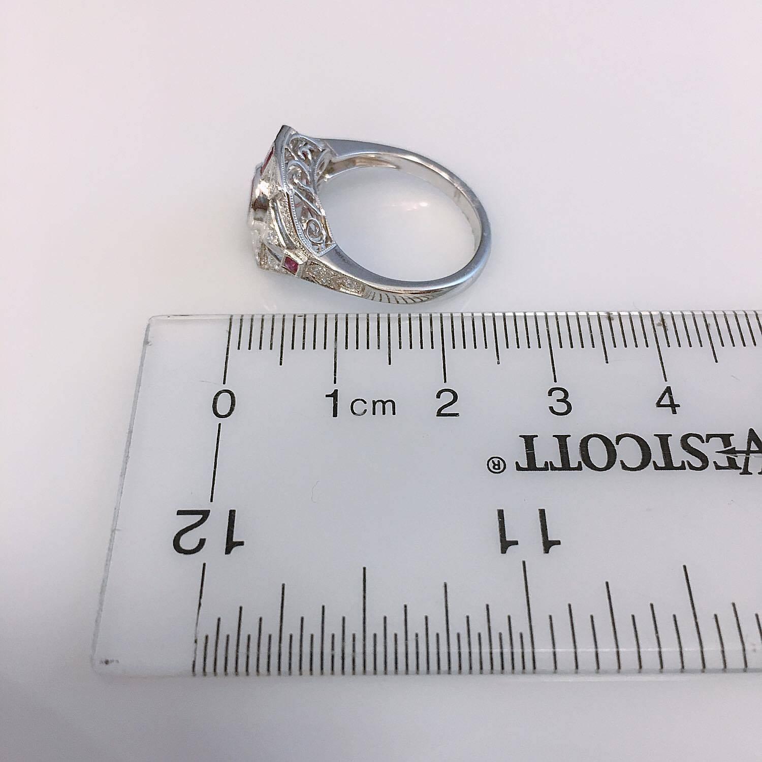 Emilio Jewelry Ruby Diamond Ring 1