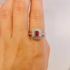 Emilio Jewelry Pink Tourmaline Diamond Ring