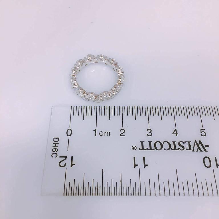 Women's Emilio Jewelry Diamond Gold Eternity Wedding Band Ring