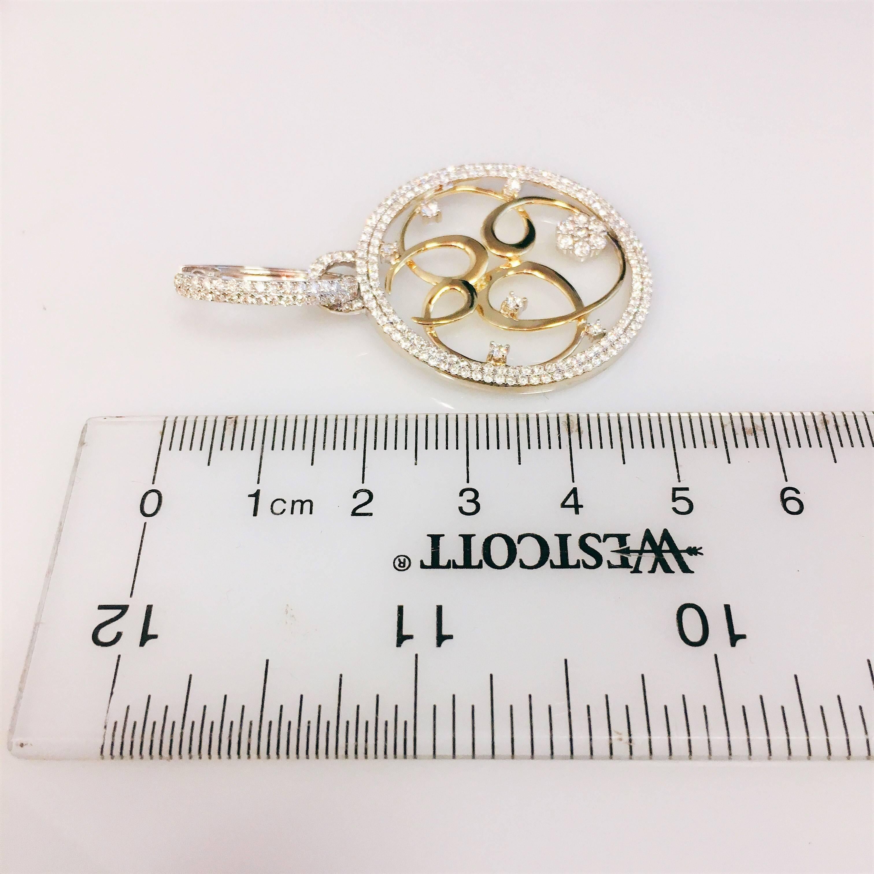 Modern Emilio Jewelry Handmade Micro Pave Diamond Earring