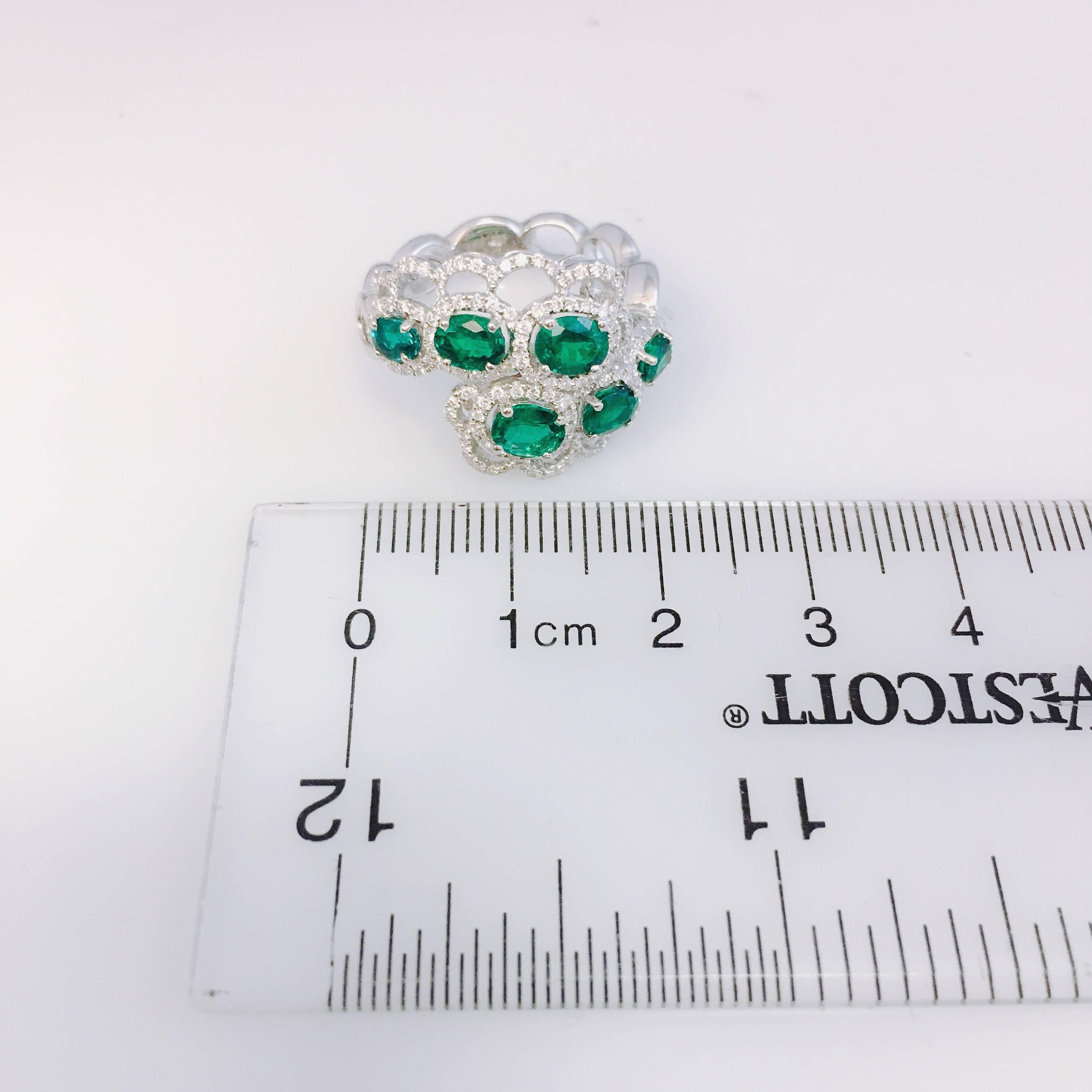 Emilio Jewelry Emerald Ring In New Condition In New York, NY