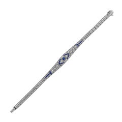 Emilio Jewelry Sapphire Diamond Bracelet