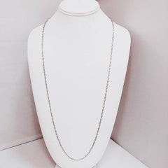 6,05 Karat Link to Link Diamond by the Yard Halskette 34 Zoll lang