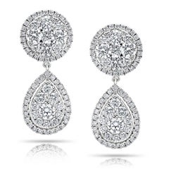 Emilio Jewelry Pear Drop Diamond Earrings
