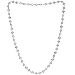 Emilio Jewelry 6.05 Carat Link to Link Diamond by the Yard Necklace
