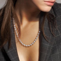 Emilio Jewelry 5,00 Karat Glieder-Diamant-Halskette
