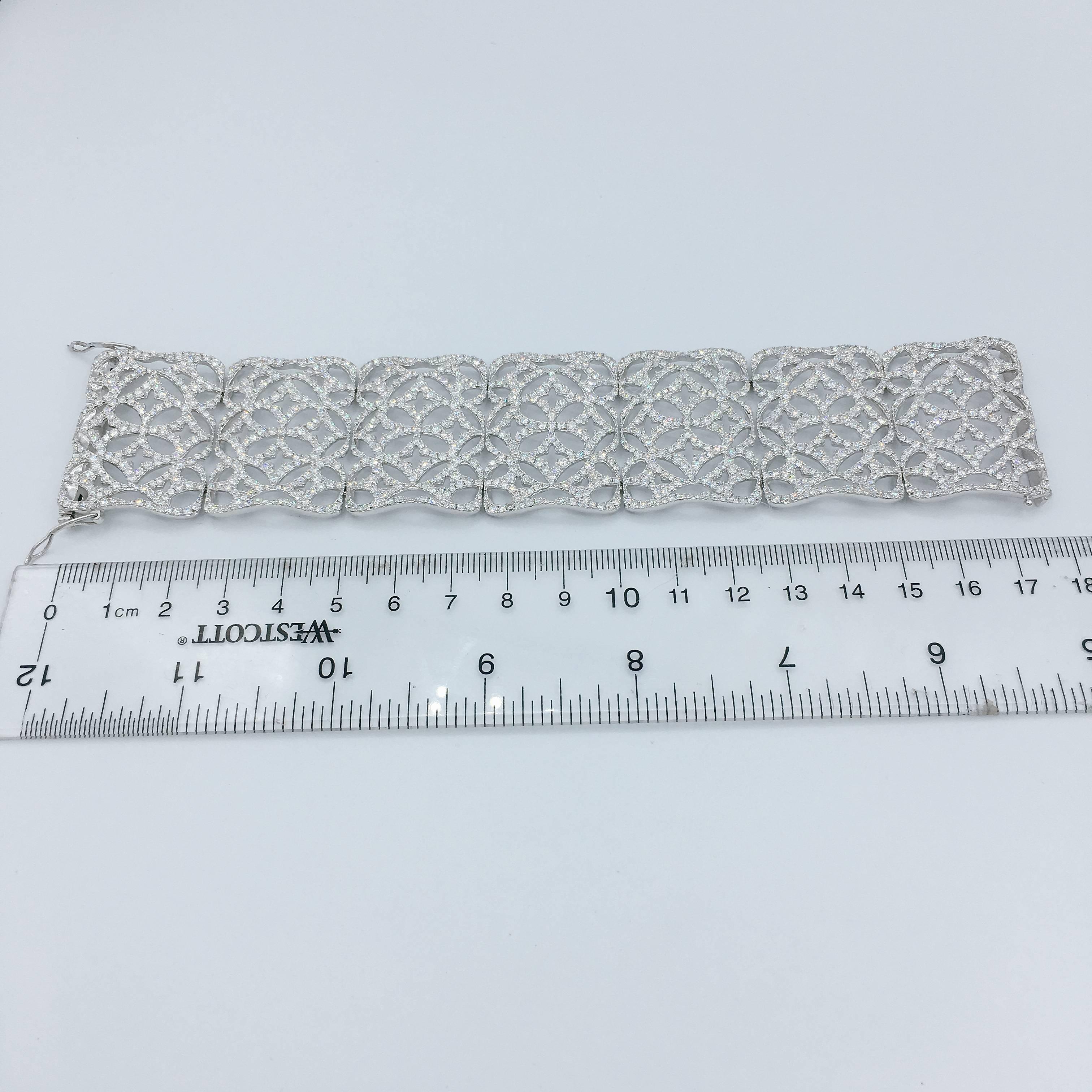 thick diamond bracelet