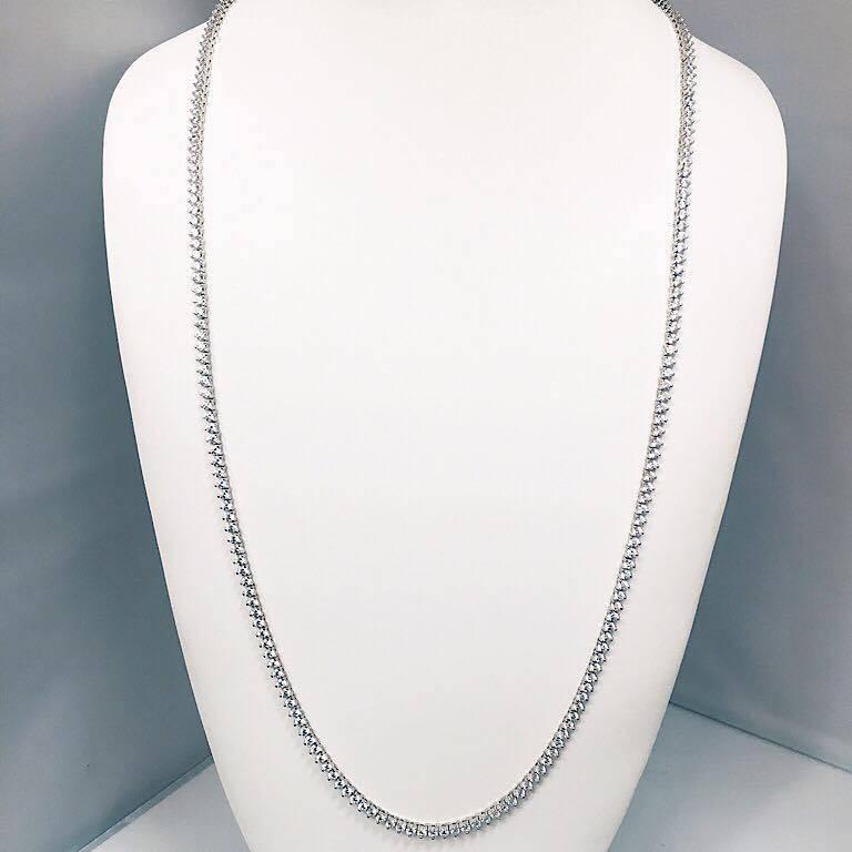 Modern Emilio Jewelry 17.00 Carat Diamond Necklace