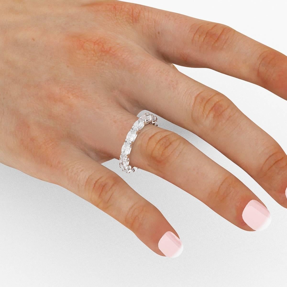 u prong eternity ring