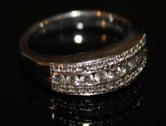 Diamond Three Band Ring