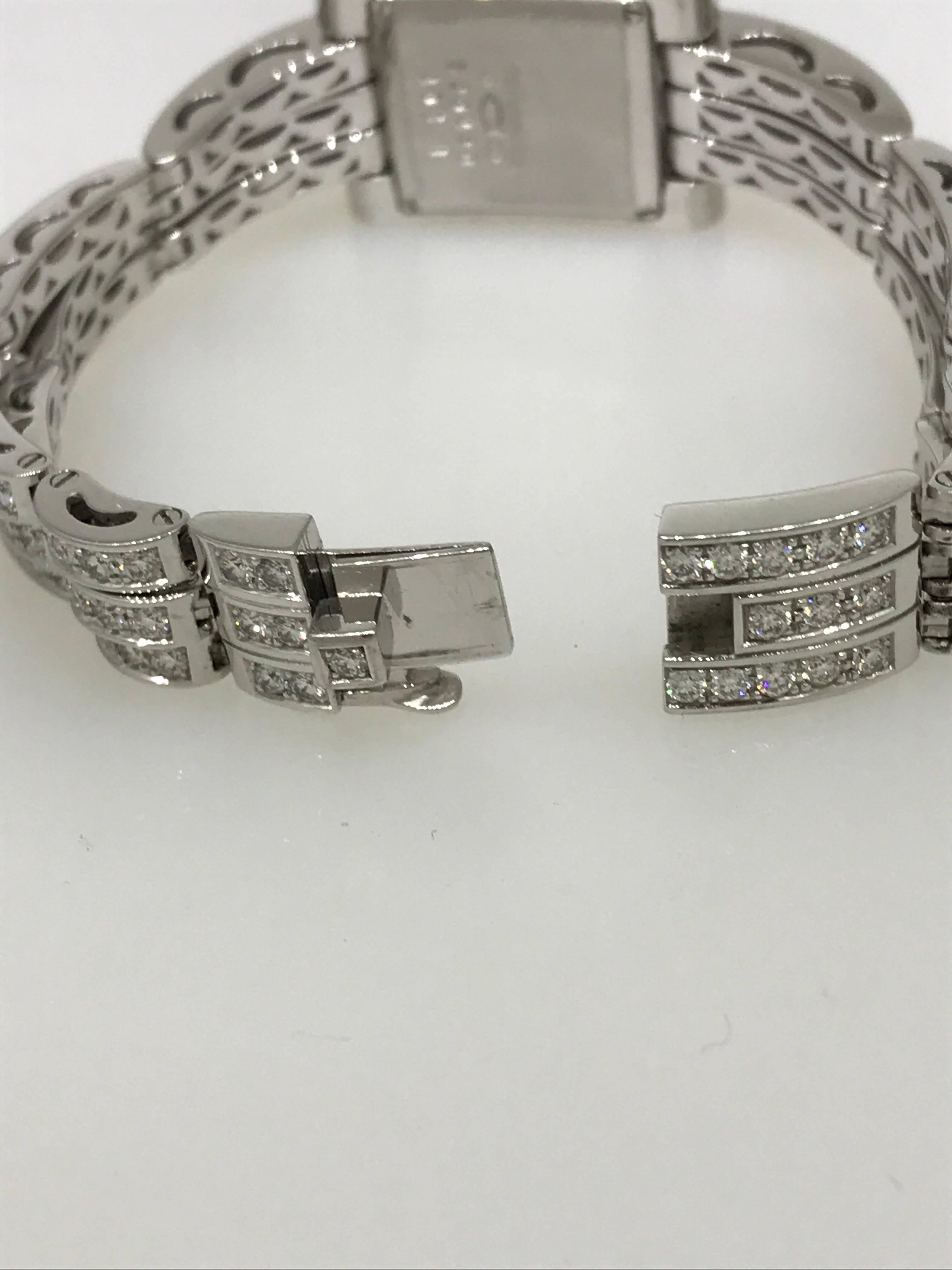 Chopard H Watch Ladies Full Diamond Case and Bracelet For Sale 2