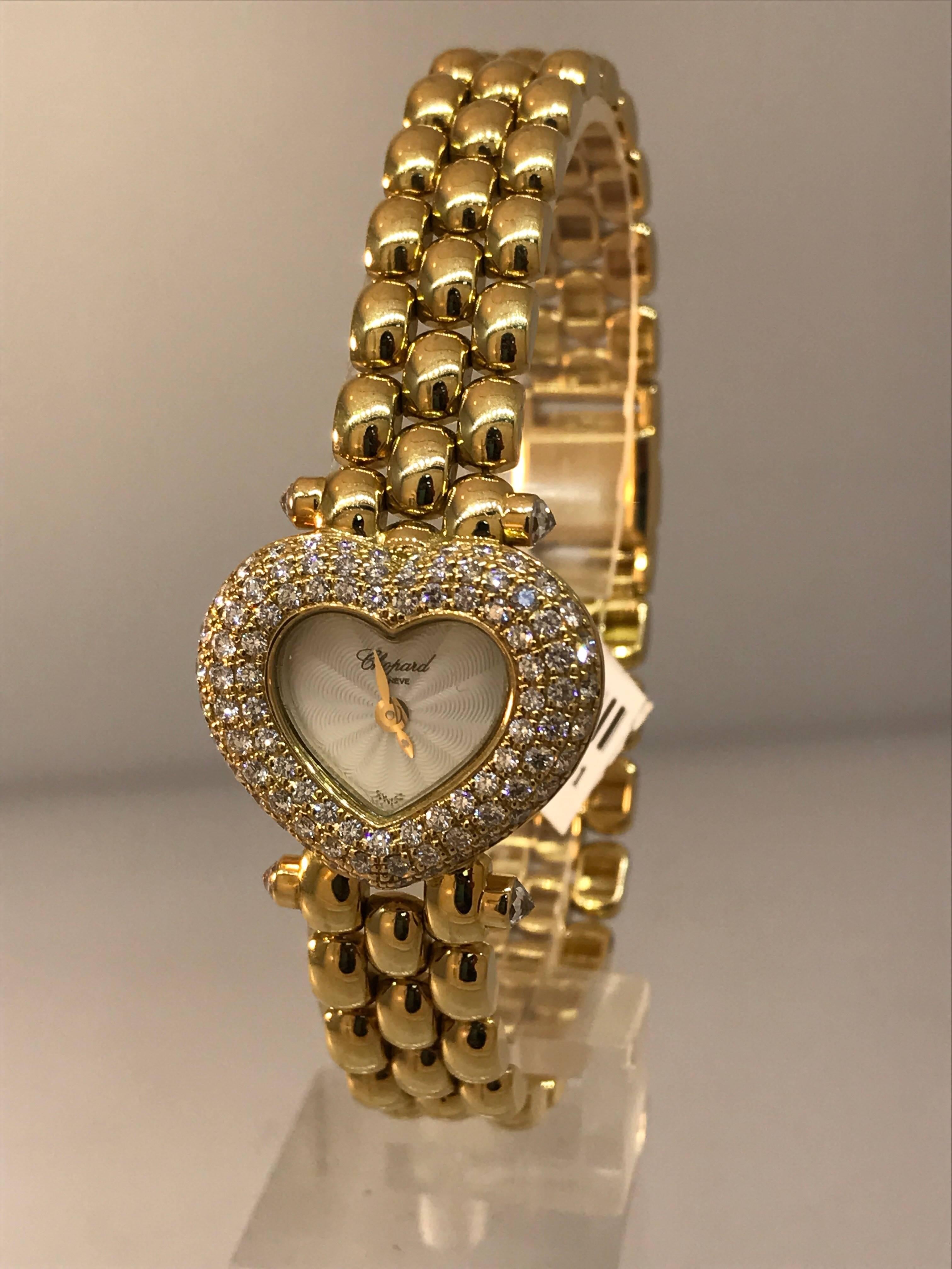 chopard watches heart shape