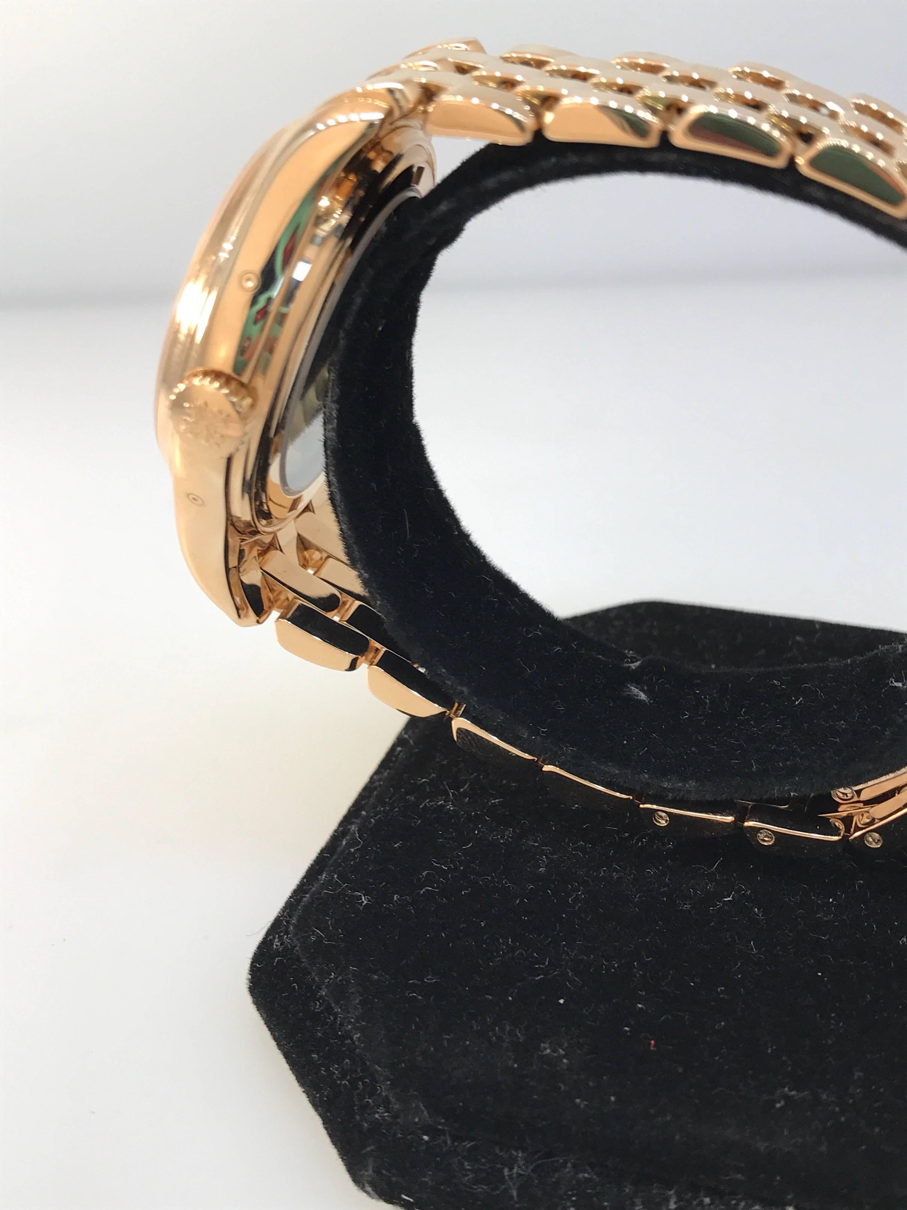 Patek Philippe rose gold Annual Calendar Bracelet Wristwatch Ref 5036/1R For Sale 2