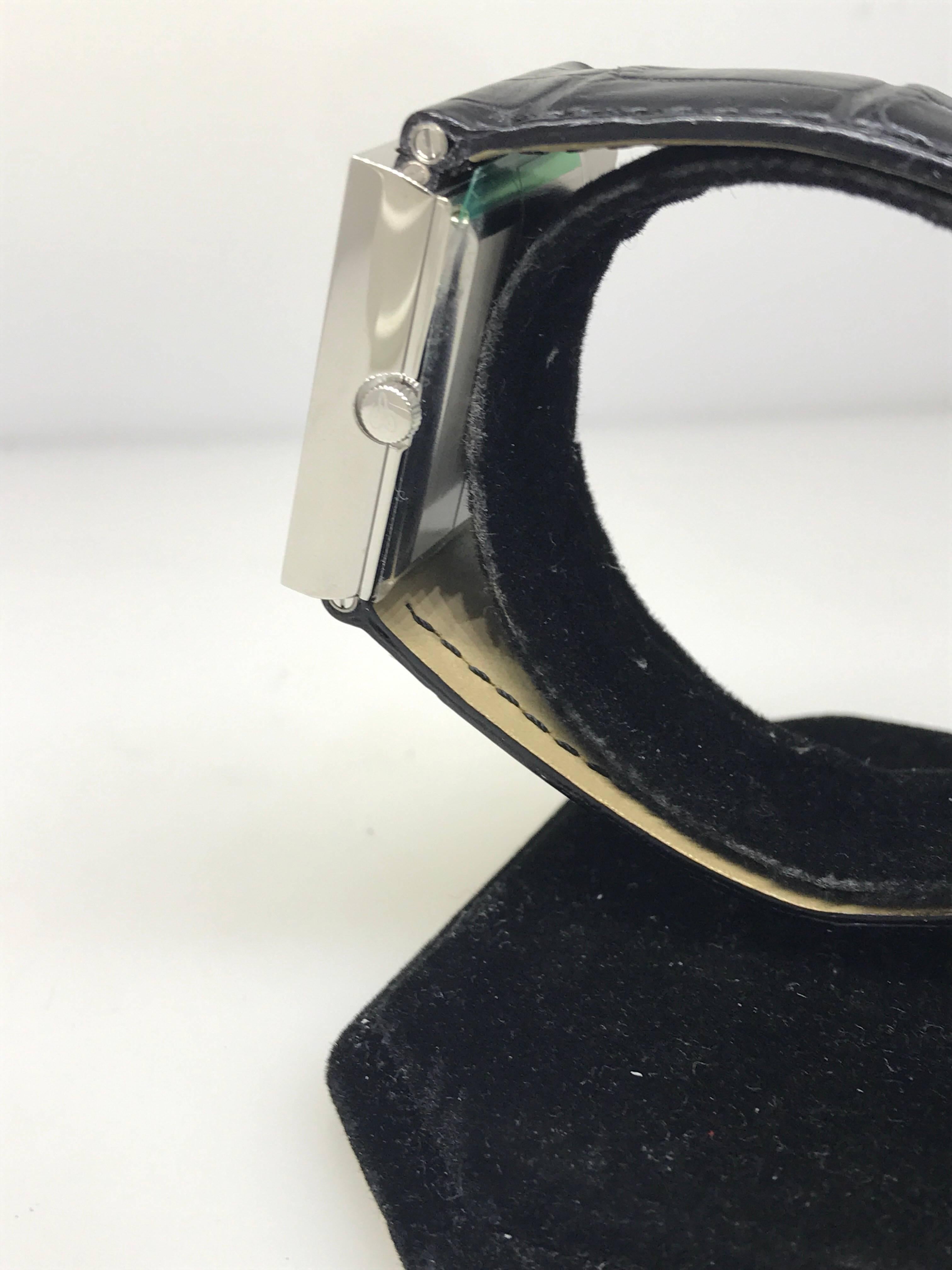 Chopard Ladies White Gold Happy Spirit Square Wristwatch Ref 20/7196 1