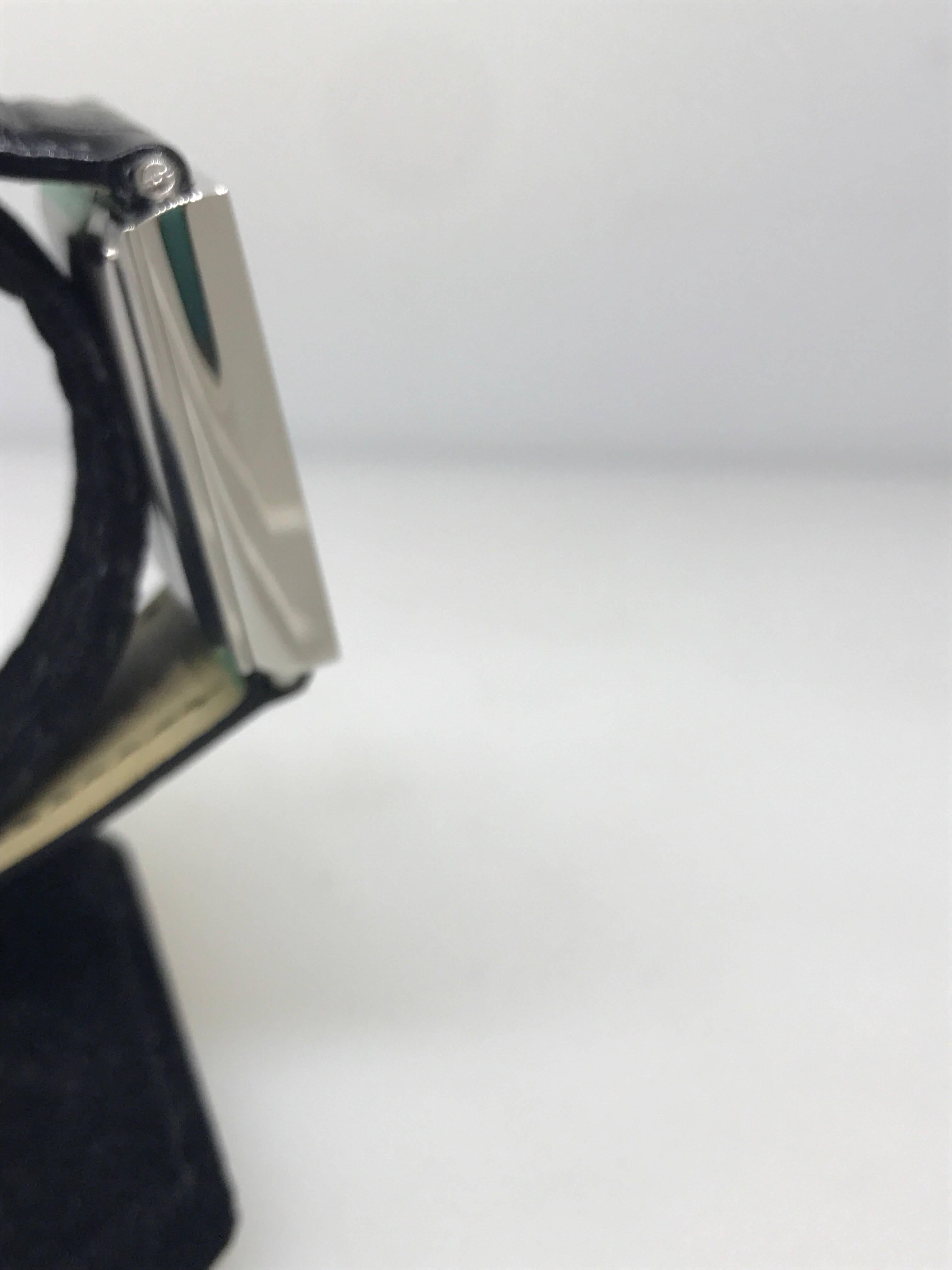 Chopard Ladies White Gold Happy Spirit Square Wristwatch Ref 20/7196 2