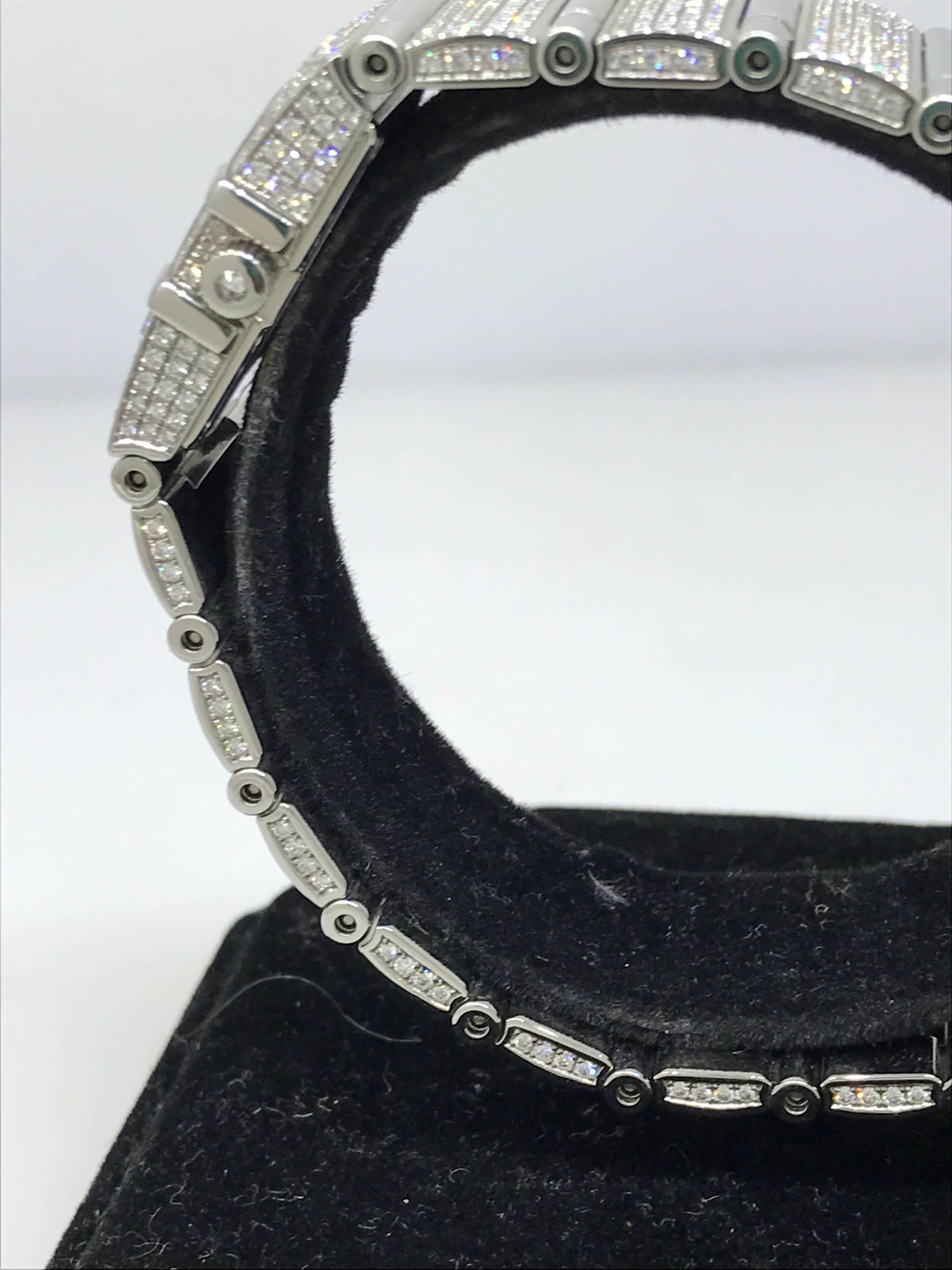 Omega Ladies Stainless Steel Diamond Constellation Squadra Ltd Ed Wristwatch  For Sale 4