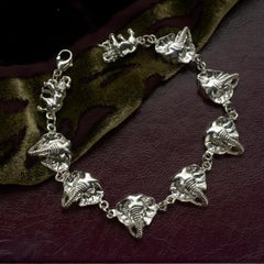 Elephant Bracelet in Sterling Silver