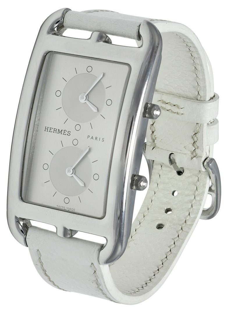 hermes cape cod dual time watch