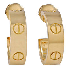 Cartier Gold LOVE Earrings 8