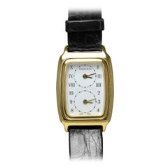 Vintage Tiffany & Co. Lady's Yellow Gold Dual Time Zone Quartz Wristwatch