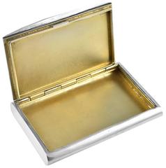 Antique Sterling Silver Horse Case