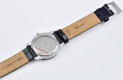 Bulova Stainless Steel Diamond Harley Davidson Quartz Wristwatch