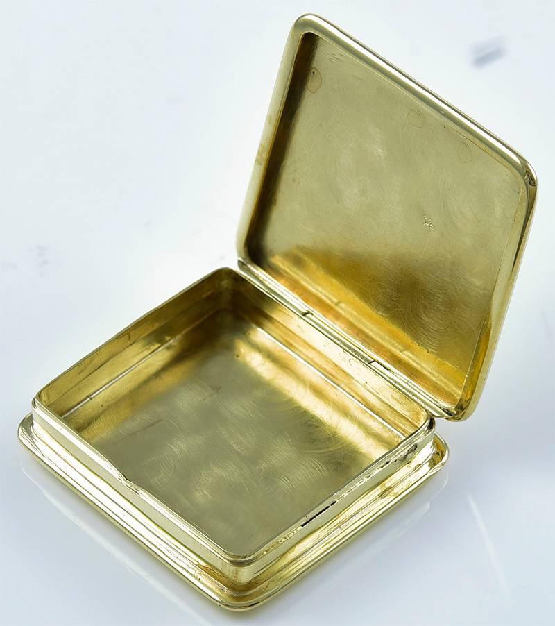 Tiffany and Co. Gold Pill Box For Sale at 1stdibs