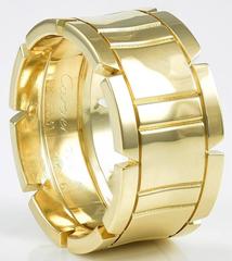 CARTIER Tank Francaise Gold Men's Ring