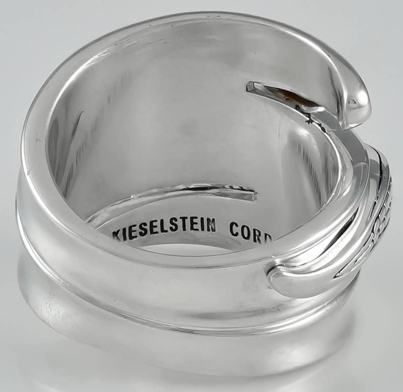 BARRY KIESELSTEIN CORD Sterling Alligator Ring In Excellent Condition In New York, NY