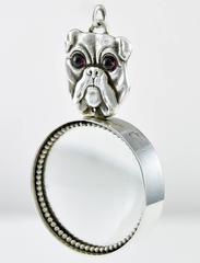 English Bulldog Sterling Magnifier