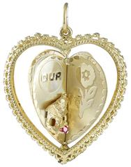 Large Spin-Around Gold This Is Our Life Charm