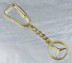 Mercedes Benz Gold Key Ring