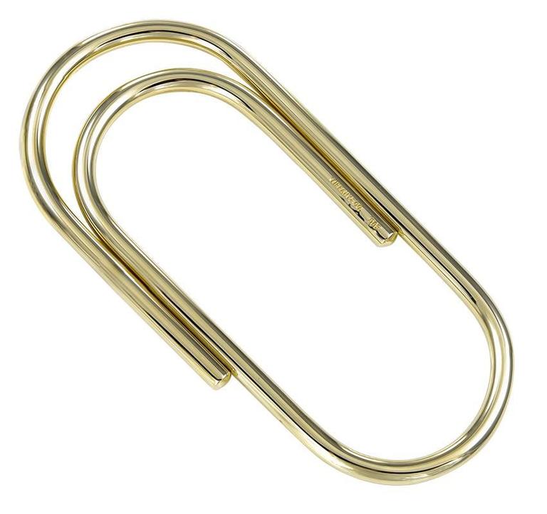 Tiffany and Co. Gold Money Clip at 1stDibs 14k gold paper clip money clip