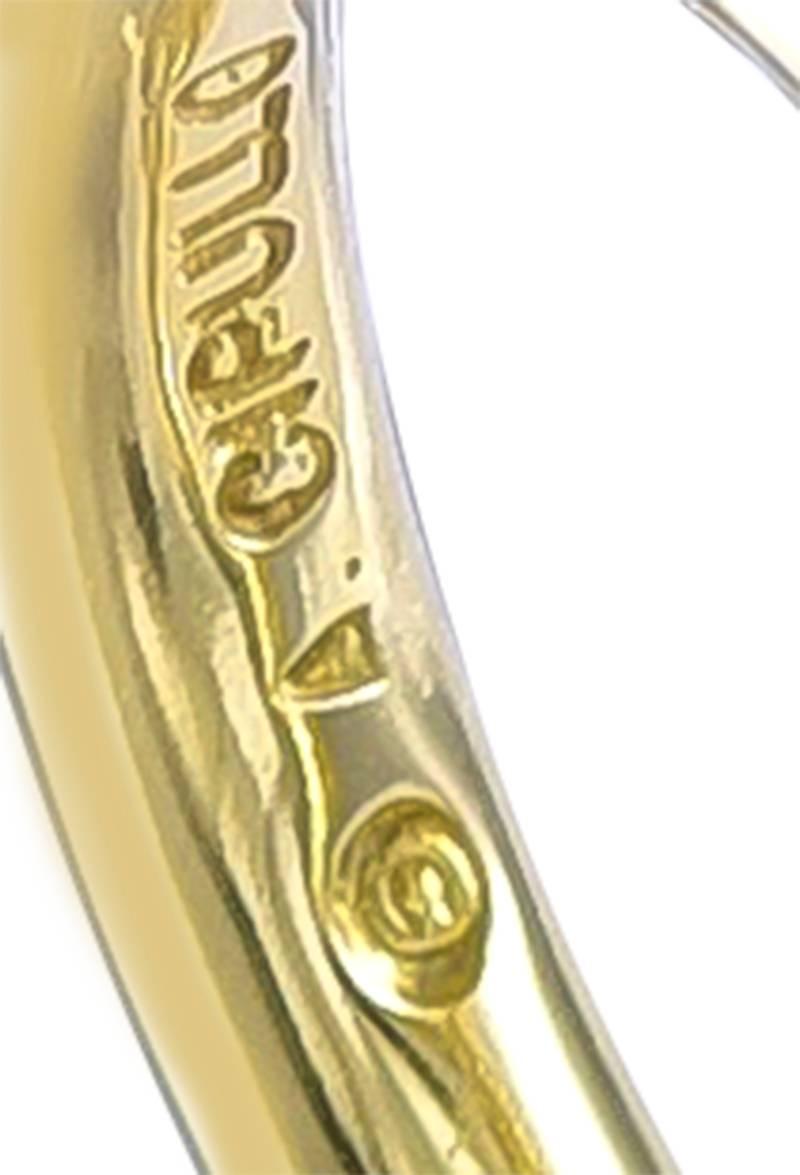 "Nail" ring.  Made and signed by ALDO CIPULLO.  Heavy gauge 18K yellow gold, encrusted with diamonds.  Size 7 1/2 .  A great ring, the inspiration for the modern day version.

Alice Kwartler has sold the finest antique gold and diamond