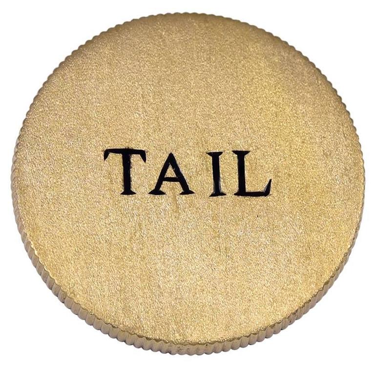 Enamel Gold Head or Tail Coin For Sale at 1stDibs head or tail