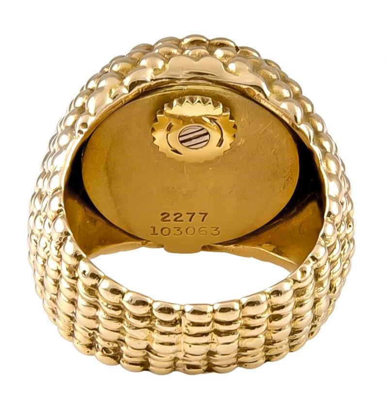 ring mit uhr gold
