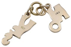 Gold Yes/No Charm