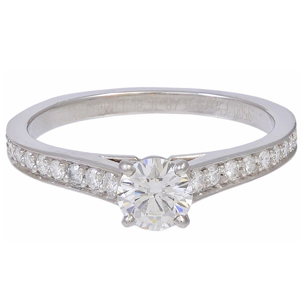 BRAND NEW Cartier Diamond Solitaire Engagement Ring in ...